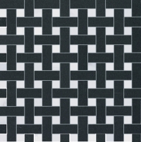 FAP Splendida Intreccio Bianco Nero Mosaico 30,5x30,5