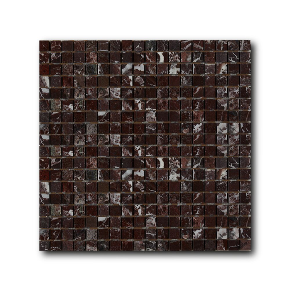 Art&Natura Marble mosaic Rosso Levanto 30.5x30.5