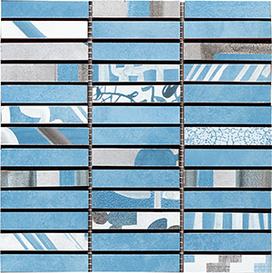 Del Conca Portland Blu Mosaico 20x20