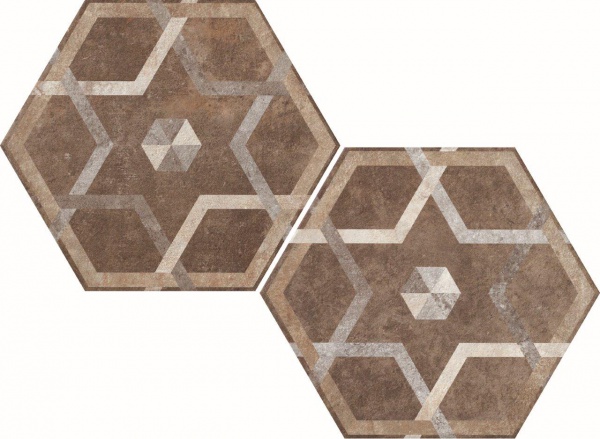 Fioranese Heritage Deco Exagona Texture_5 34,5x40