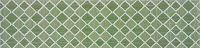 FAP Pop Up Squares Green Listello 6x25