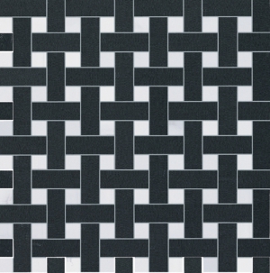 FAP Splendida Intreccio Bianco Nero Mosaico 30,5x30,5 