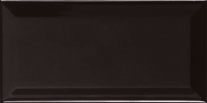Ape Metro Negro Brillo 10x20