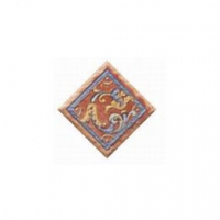 Epoca Aragon Rosso Decorato tozzetto 10x10