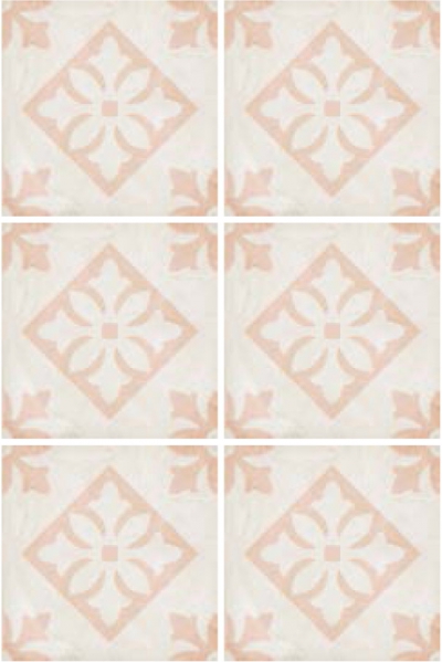 Equipe Art Nouveau Padua Pink 20x20