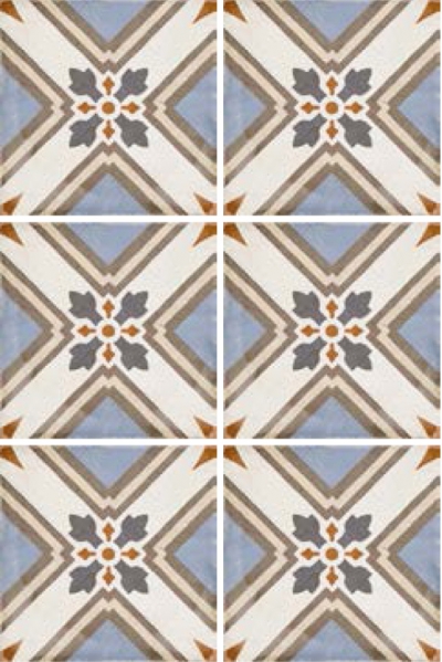 Equipe Art Nouveau Turin Colour 20x20