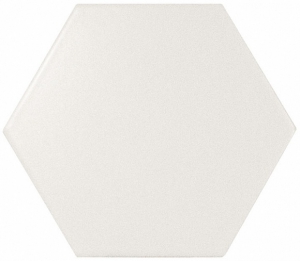 Equipe Scale Hexagon White Matt 10,7x12,4