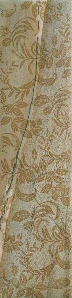 Fioranese Claystone Listello Foglie Shadow Naturale 15,25x61,4