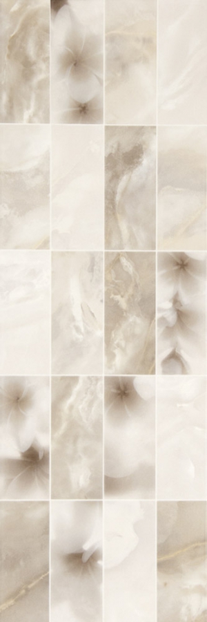 Plaza Silk Dec Seda Mix Blanco 20x60