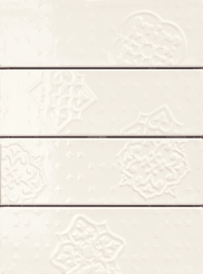 Ragno Brick Glossy Beige Decoro Mix4 10x30