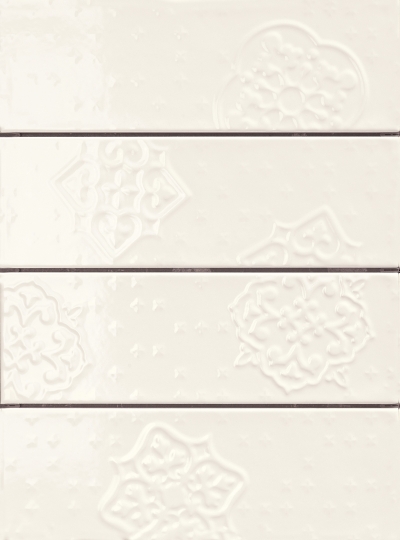 Ragno Brick Glossy Beige Decoro Mix4 10x30