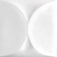 BayKer Lacca Inserto Forme B Bianco 10x10