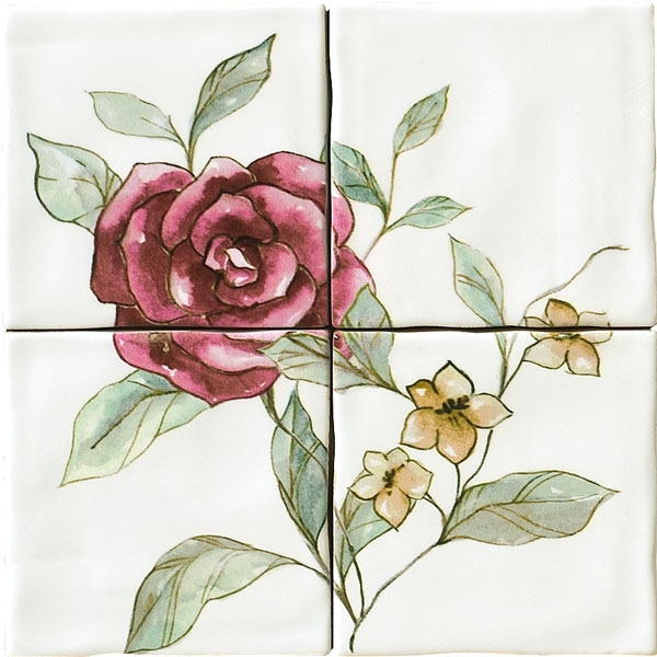 BayKer Memorie Jardin Rosa Bianco С4 20x20