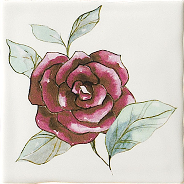 BayKer Memorie Jardin Inserto Rosa Bianco 10x10