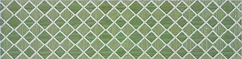 FAP Pop Up Squares Green Listello 6x25