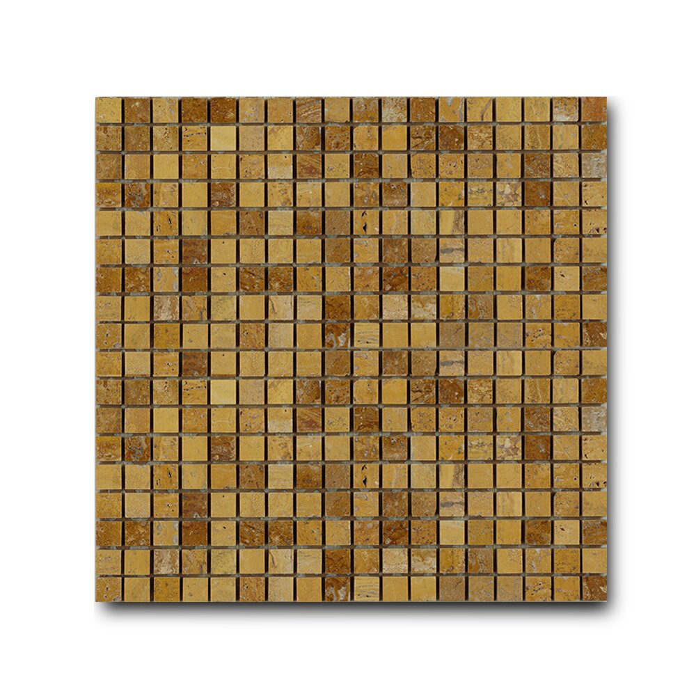 Art&Natura Marble mosaic Travertino Giallo 30.5x30.5