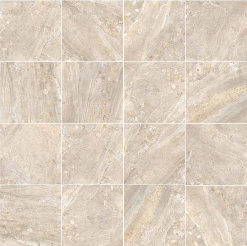 Majorca Pietra di luna  Beige Lapp. Rett. 49*49