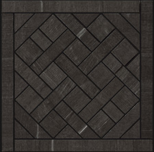 Cerdomus Barrique Mosaico Carre Noir 20x20 