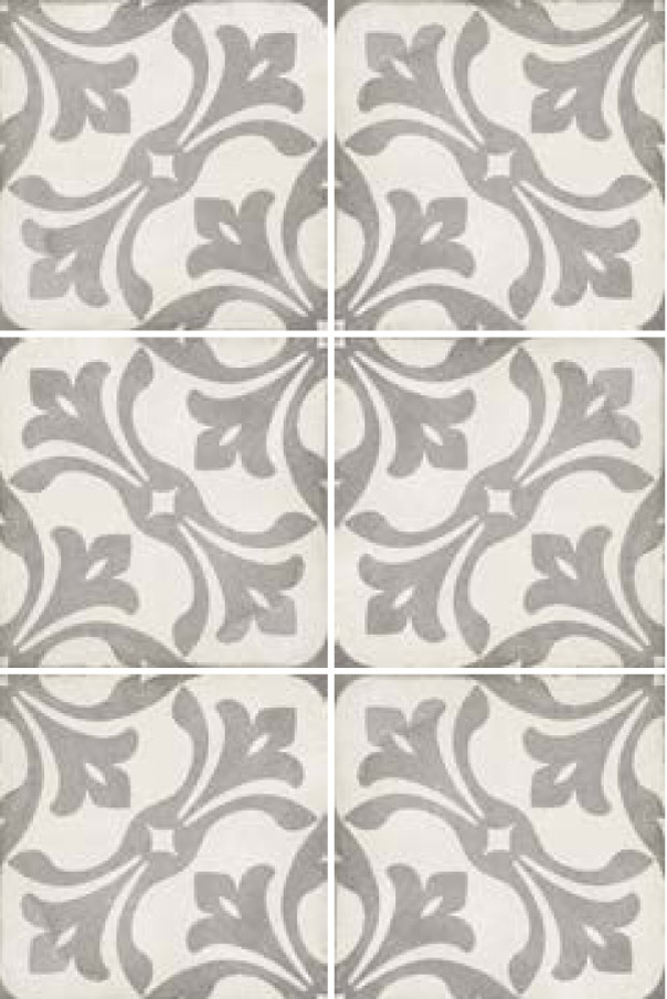 Equipe Art Nouveau La Rambla Grey 20x20