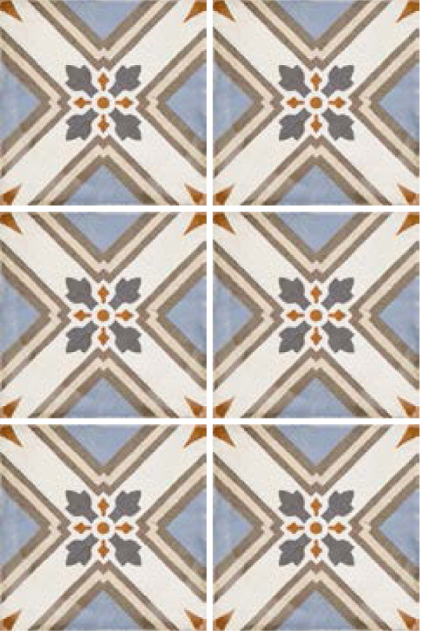 Equipe Art Nouveau Turin Colour 20x20