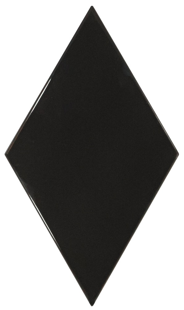 Equipe Rhombus Wall Black 15.2x26.3