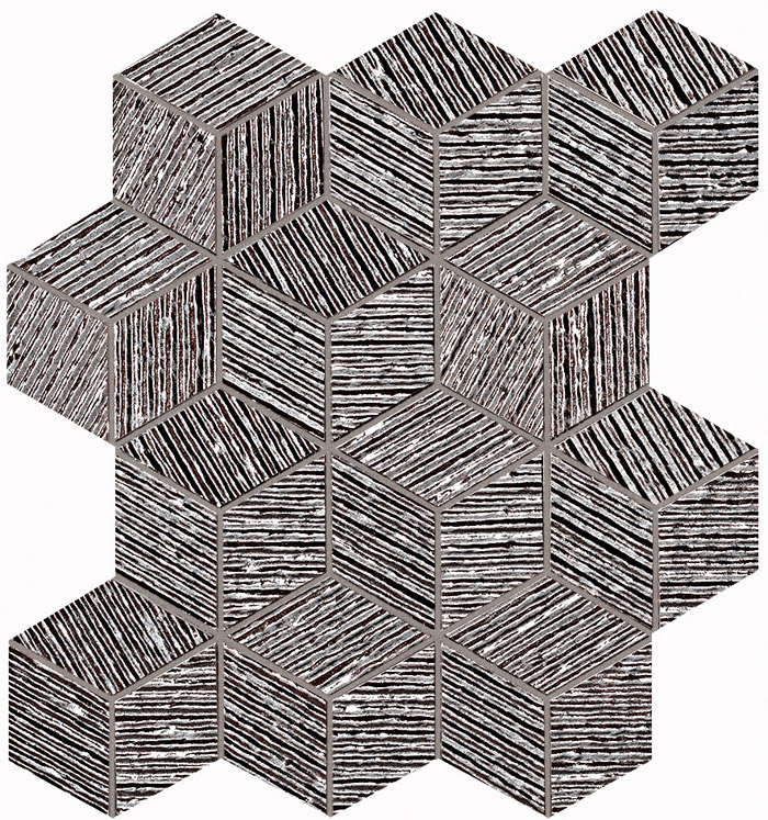 Fap Lumina Glam Silver Cube Mosaico 22,5x26