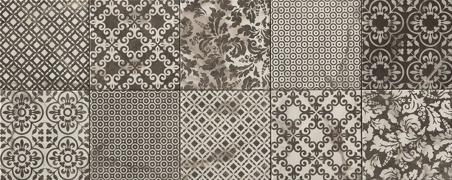 Fap Roma Deco Calacatta Imperiale Mix10 40x100