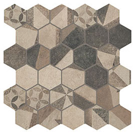 Fap Terra Deco Esagono Beige Mosaico 30x30