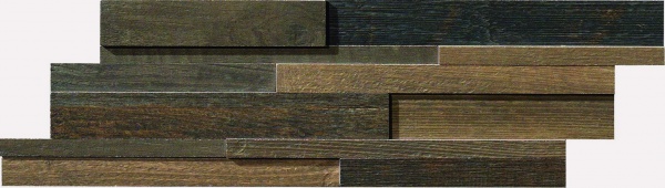 Fioranese Cottage Wood Mosaico Multilevel Mix 4 Colori 12x45