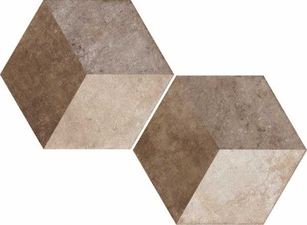 Fioranese Heritage Deco Exagona Texture_2 34,5x40
