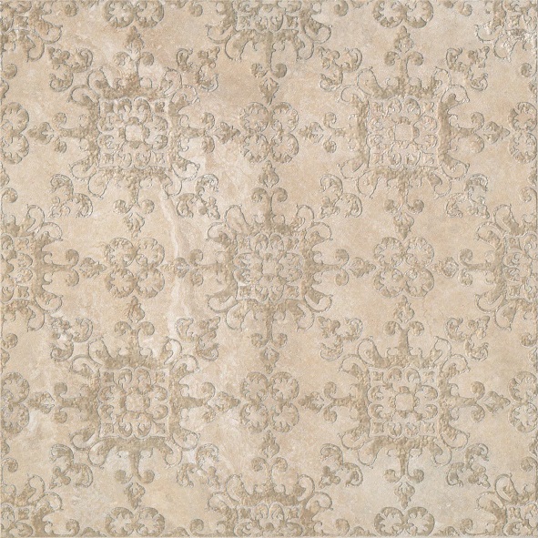 Cerdomus Impero Centrale Damasco Beige Lapp. Rett. 59,5x59,5 