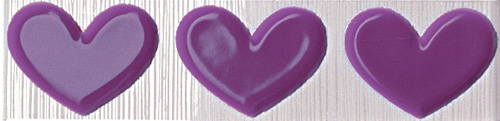 FAP Pop Up Heart Lilac Listello 6x25