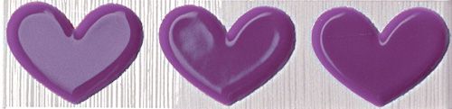 FAP Pop Up Heart Lilac Listello 6x25