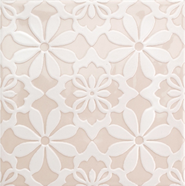 Quintessenza Genesi26 Deco3 Greige Lucido 13,2x13,2