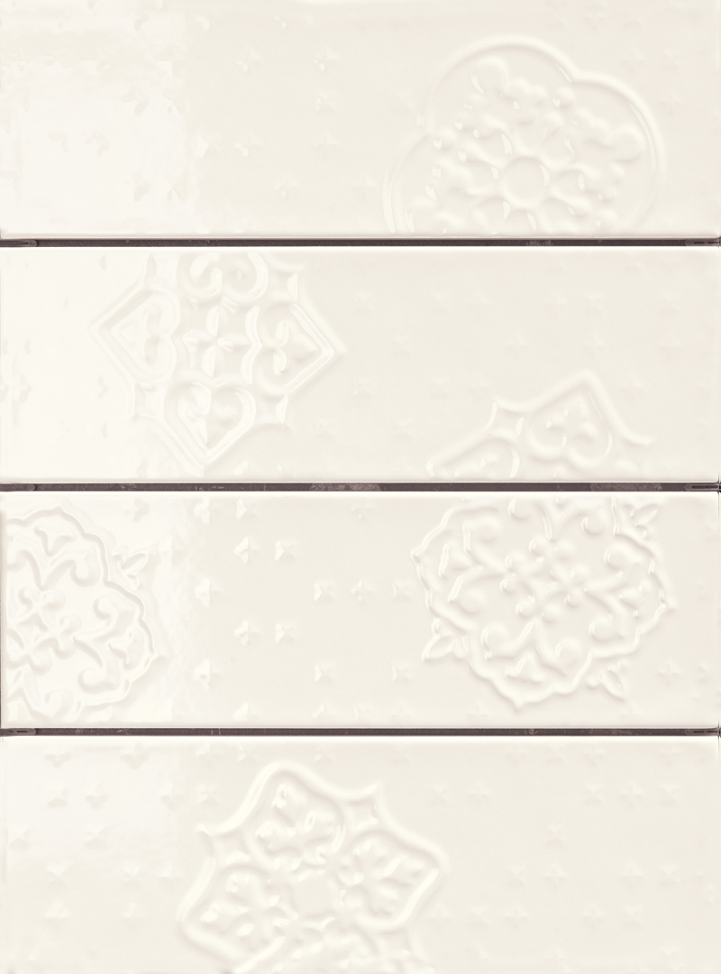 Ragno Brick Glossy Beige Decoro Mix4 10x30