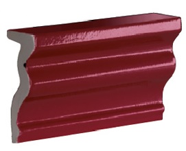 Tonalite Diamante Bordo Bordeaux 8x15